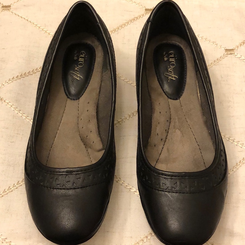 EURO SOFT by Soft BLACK COMFORT SHOE 9(M)